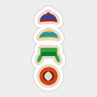 Minimalist South Park Sticker